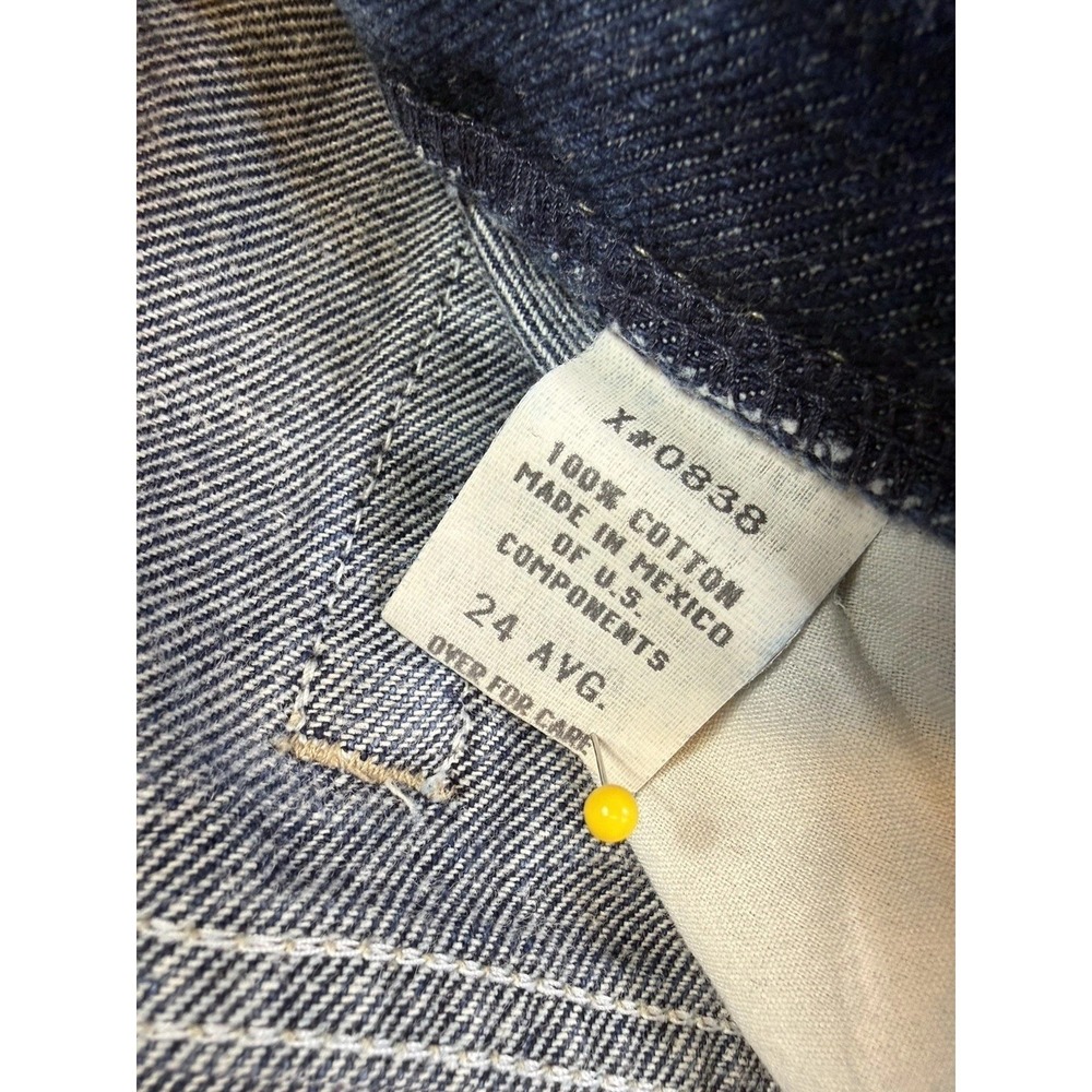 VJ Venezia Jeans Women Size 24 Blue Straight Stretch Cowgirl High Rise Western - Picture 7 of 8